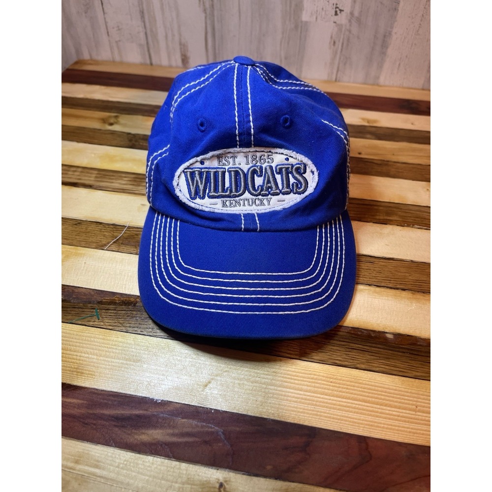 Vintage Kentucky Wildcats Cap Adj Back Blue NCAA